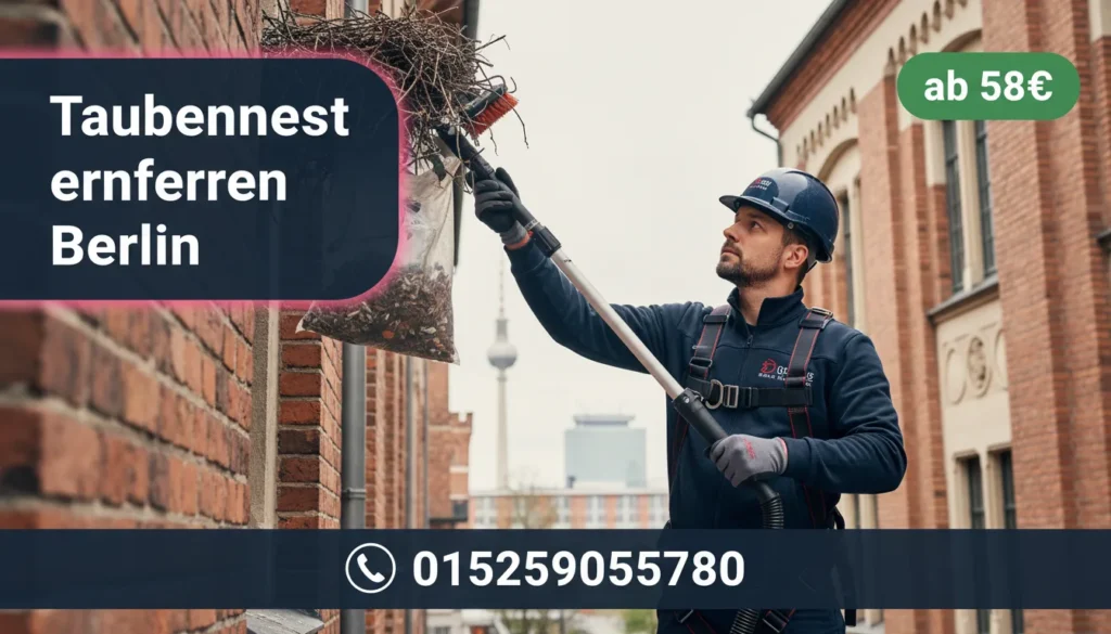 Taubennest entfernen Berlin